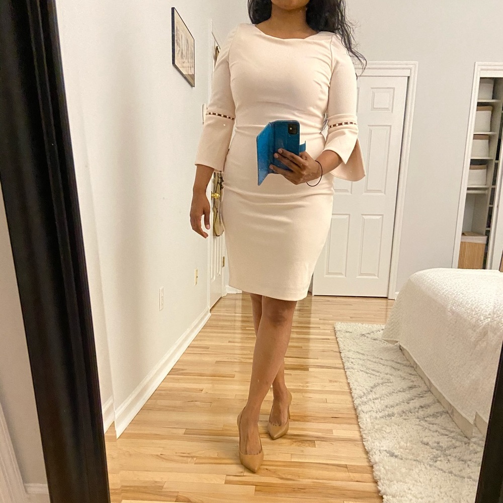 😊🛍 Blush Calvin Klein cocktail dress 🛍😊